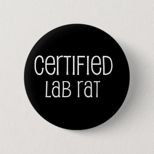 Certified Lab Rat Ronde Button 5,7 Cm