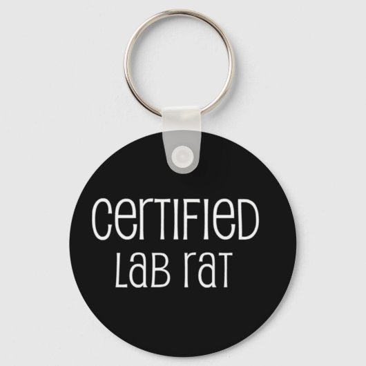 Certified Lab Rat Sleutelhanger (Voorkant)