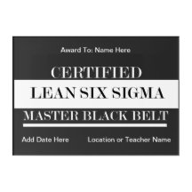 Certified Lean Six Sigma Master Black Belt