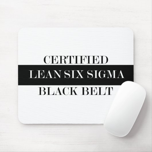 Certified Lean Six Sigma Muismat (Met muis)