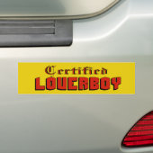 Certified Loverboy Bumpersticker (Op auto)
