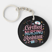 Certified Nursing Assistant Double Sided Keychain (Voorkant)