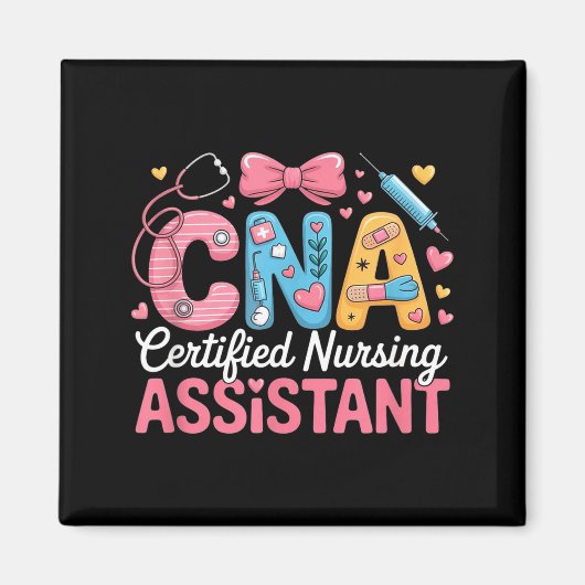 Certified Nursing Istant Nurse Aide Nurse Istant C Magneet (Voorkant)