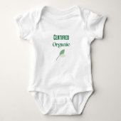 Certified Organic with Leaf Romper (Voorkant)