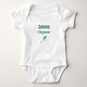 Certified Organic with Leaf Romper