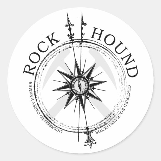 Certified Rockhound Sticker (Voorkant)