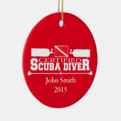 Certified Scuba Diver Ornament Single Sided (Rechts)