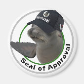 Certified Seal of Approval | Deadpan Seal Magnet Magneet (Voorkant)