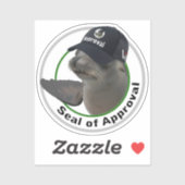 Certified Seal of Approval | Deadpan Vinyl Sticker (Feuille)