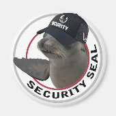 Certified Security Seal | Deadpan Seal Magnet Magneet (Voorkant)