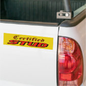 Certified Stud Bumpersticker (Op Truck)