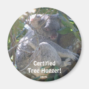 Certified Tree Hugger!, ©BLHS Magneet