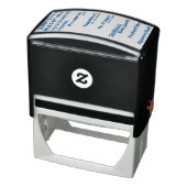 Certified True Copy Stamp (Blue) Zelfinktende Stempel (Product)