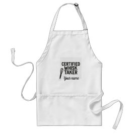 Certified Whisk Taker – Modern Personalized Kitche Standaard Schort