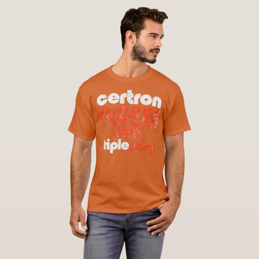 Certron Cassette T-Shirt - Cassette Rétro 80s (Devant entier)