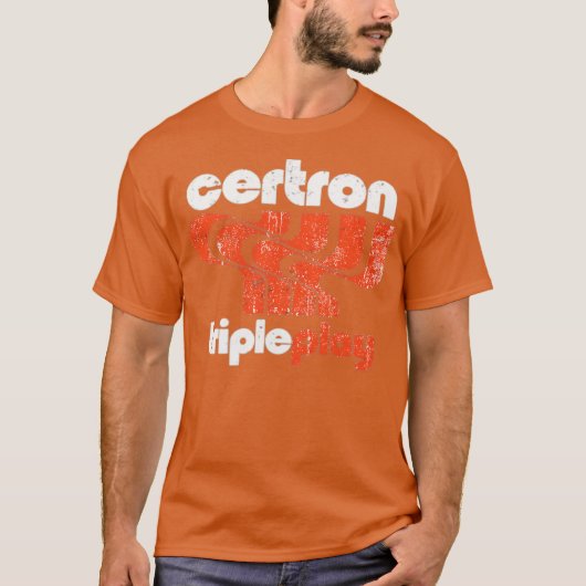 Certron Cassette T-Shirt - Cassette Rétro 80s (Devant)