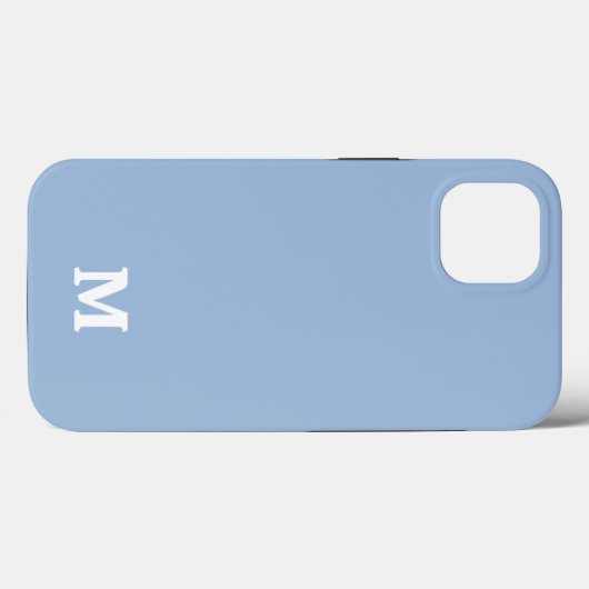Cerulean blauw Effen Kleur Case-Mate iPhone Case (Achterkant (horizontaal))