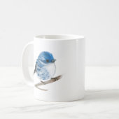 Cerulean Blue Warbler Bird Mokken (Voorkant links)