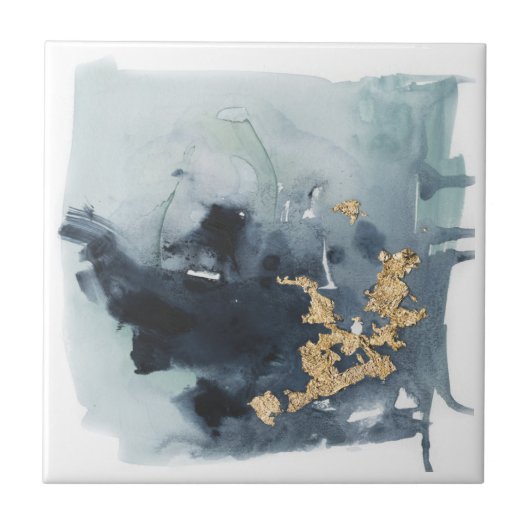 Cerulean & Gold Tegeltje (Voorkant)