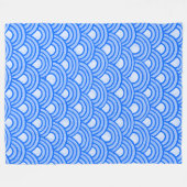 Cerulean Scales Fleece Deken (Voorkant (Horizontaal))