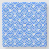 Cerulean Scales Stone Onderzetter (Voorkant)