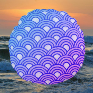 Cerulean Schubben Kleurverloop Ronde Kussen