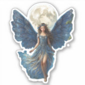 Cerulean Serenity Fairy - Sticker Cutout (Devant)