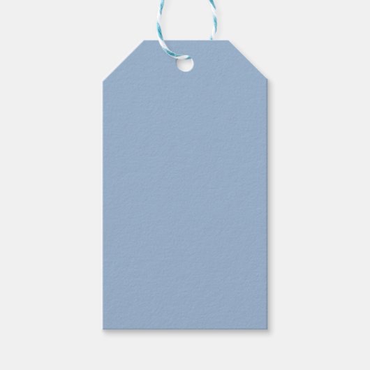 Cerulean Solid Color Cadeaulabel (Voorkant)