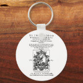 Cervantes - Don Quixote de La Mancha Sleutelhanger (Voorkant)