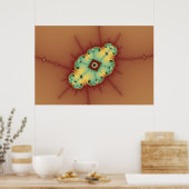 Cerveau carré - Poster fracturé (Cuisine)