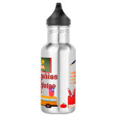 Cerveau en dessin Retour à l'école Bouteille d'eau (Droite)