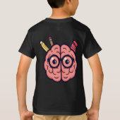 Cerveau intelligent Retour à l'école T-shirt noir  (Dos)