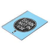 Cerveau non utilisé : Carnet (Côté gauche)