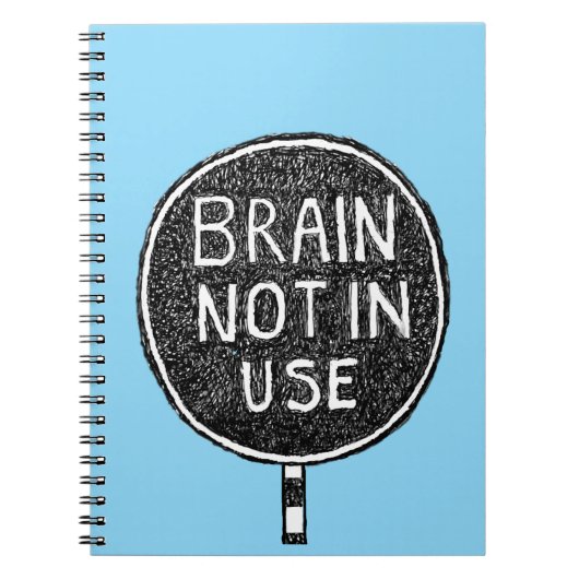 Cerveau non utilisé : Carnet (Devant)
