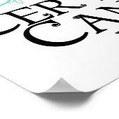 Cervical Cancer Butterfly Poster (Hoek)