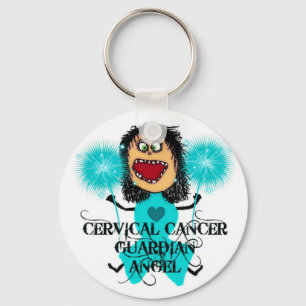 Cervical Cancer Guardian Angel Sleutelhanger