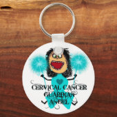 Cervical Cancer Guardian Angel Sleutelhanger (Voorkant)