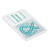 Cervicale kanker enenenbewust lintje magneet (Rechterzijde)