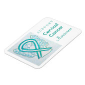 Cervicale kanker enenenbewust lintje magneet (Linkerzijde)