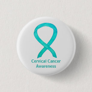 Cervicale kankerbewustwording Aangepaste Button