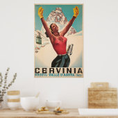 Cervinia, Breuil - Valle d'Aosta, Italie, Poster d (Cuisine)