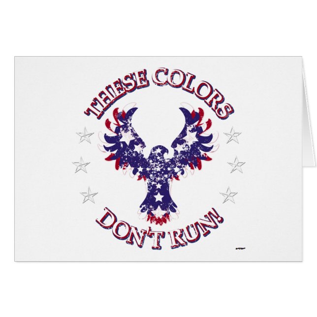 Ces couleurs ne courent pas ! Eagle Stars & Stripe (Devant horizontal)
