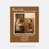 Ces enfants se marient Panneau, Dîner de répétitio (Recto)