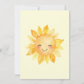 Ces invitations Little Sunsine est en route (Dos)