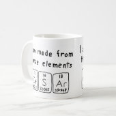 César nom de table périodique tasse (Devant gauche)