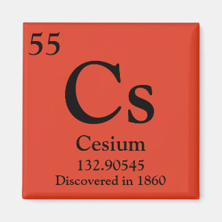 Cesium Periodiek Tafel Magneet
