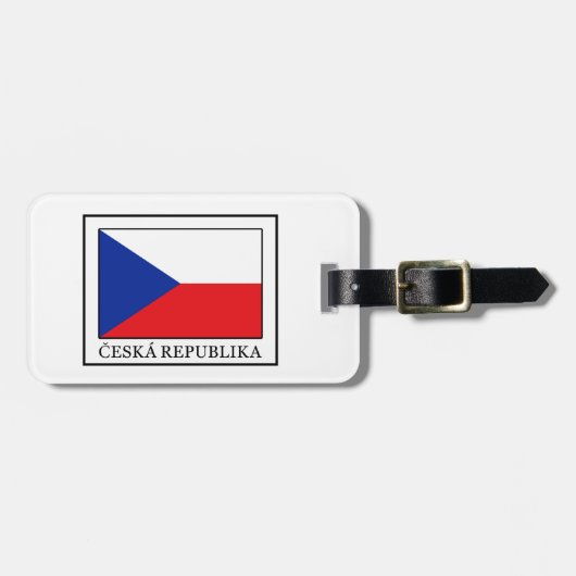 Ceska Republika Bagagelabel (Voorkant horizontaal)