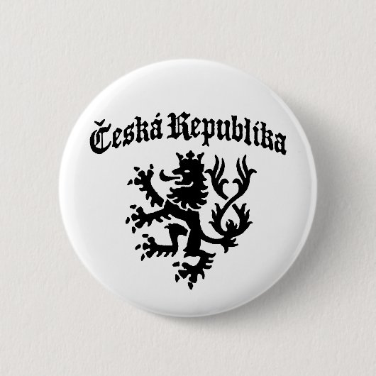 Ceska Republika Ronde Button 5,7 Cm (Voorkant)