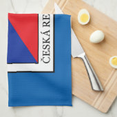 Ceska Republika Theedoek (Quarter Fold)
