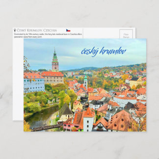 Český Krumlov, Briefkaart Tsjechië
